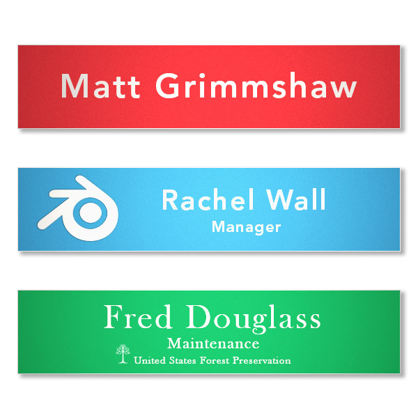 Engraved Plastic Nameplate Namify